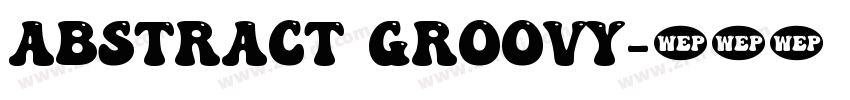 Abstract Groovy字体转换